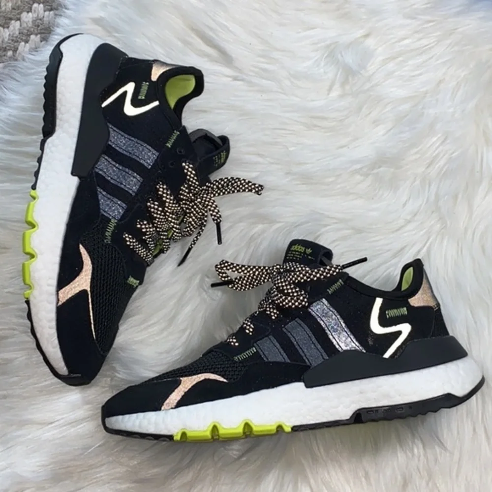 Adidas 🌙 NiteJoggers Ref. Rare Colorway/ Blk/Neon